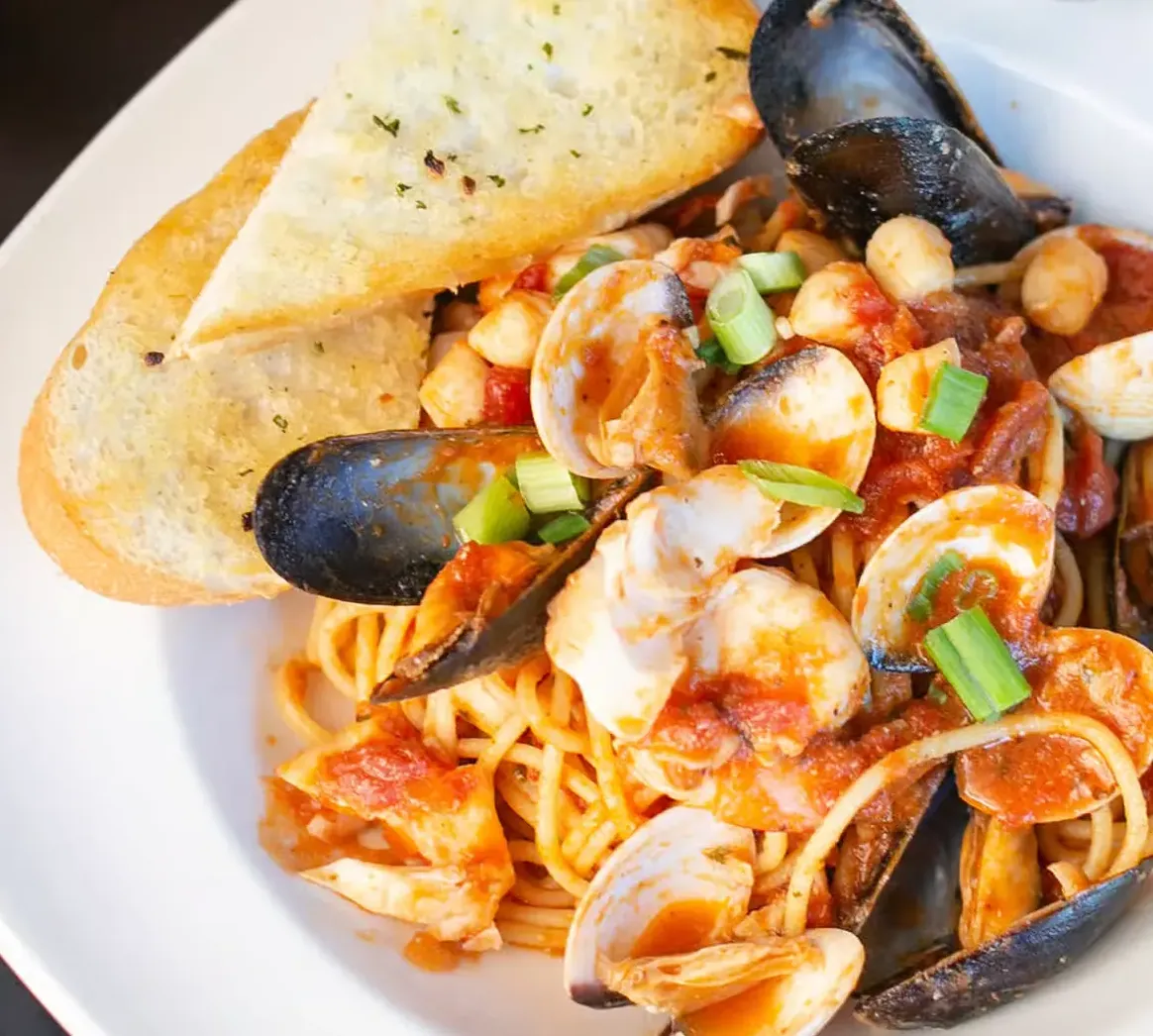 Best seafood pasta in Calgary, AB