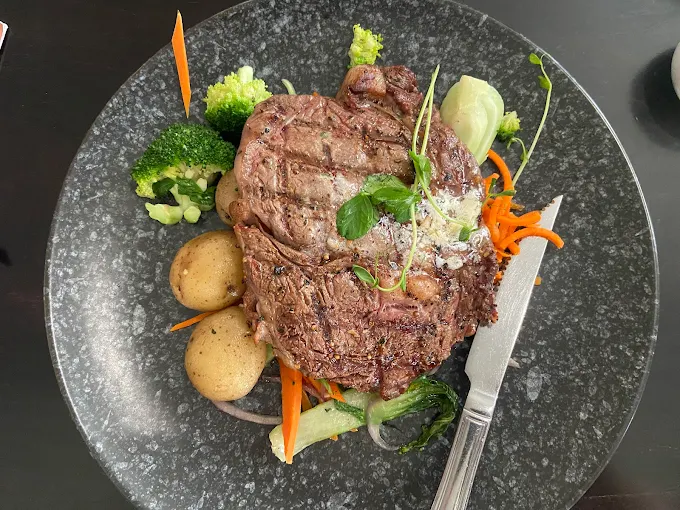Delicious Prime Rib Steak dish at Tonic Kitchen + Bar in Calgary, AB